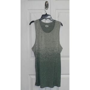 BCG‎ Running Men's Racerback Scoop Neck Sleeveless Tank in Green Ombre Small $42
